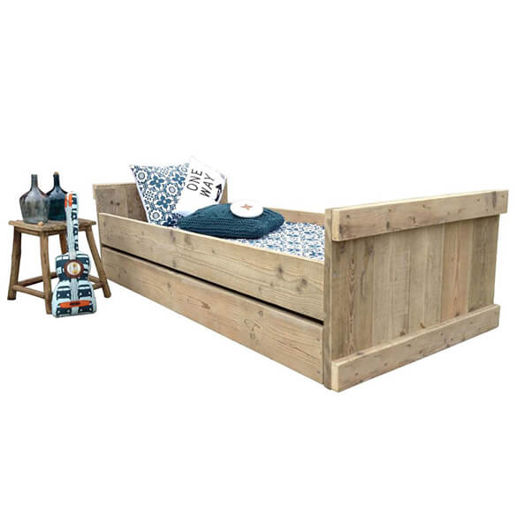Kinderbed met lade | Steigerplank.com